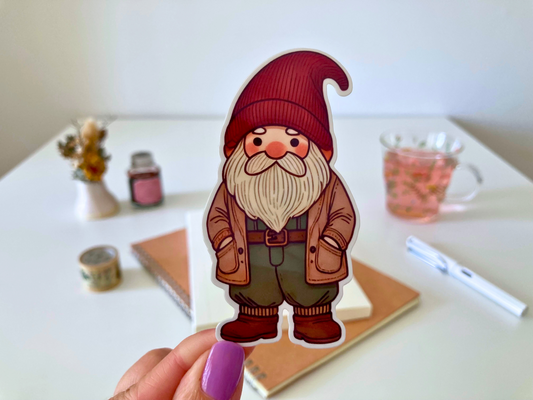 The Gnome Sticker: A Whimsical Nod to Garden Traditions